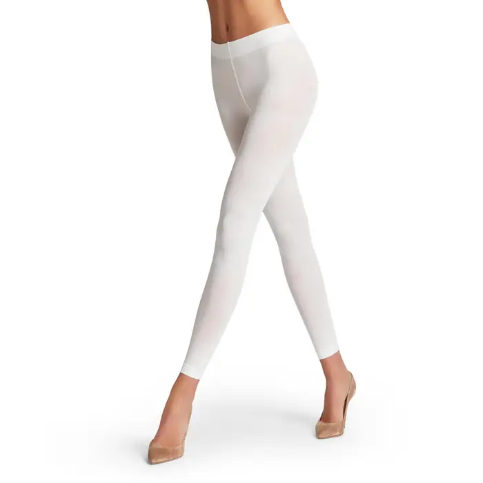 FALKE Pure Matt 50 DEN Donna Leggings Bianco