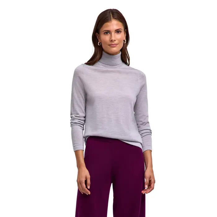 FALKE Pure Merino Wool Donna Pullover Grigio