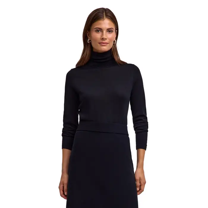 FALKE Pure Merino Wool Donna Pullover Nero