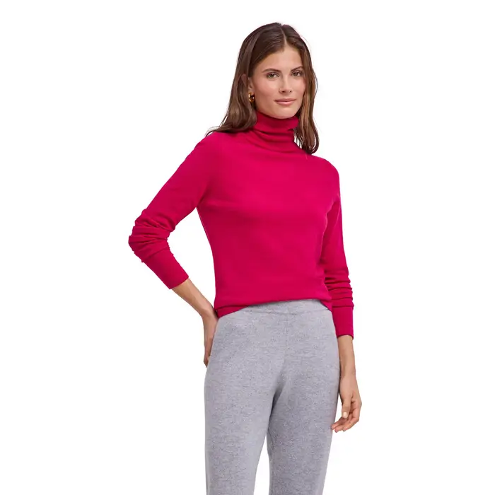 Pure Merino Wool Donna Pullover Rosa