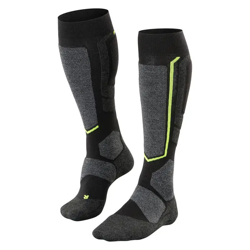 FALKE SB2 Unisex Skiing Gambaletti Nero