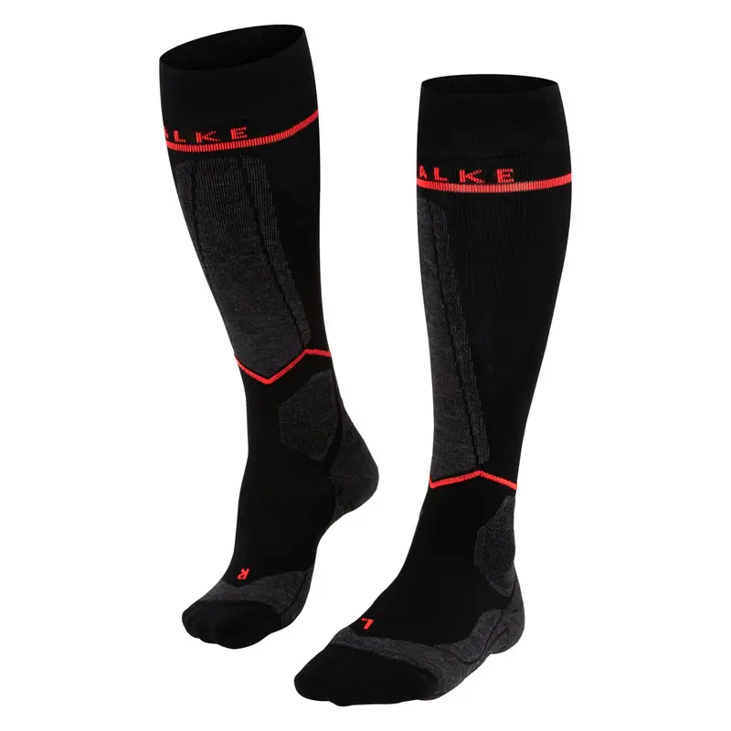 FALKE SK Compression Energy Donna Skiing Gambaletti Nero