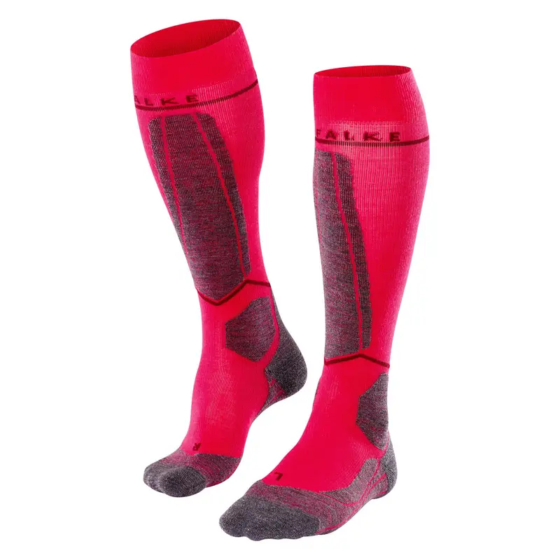 FALKE SK4 Advanced Compression Light Donna Skiing Gambaletti Rosso