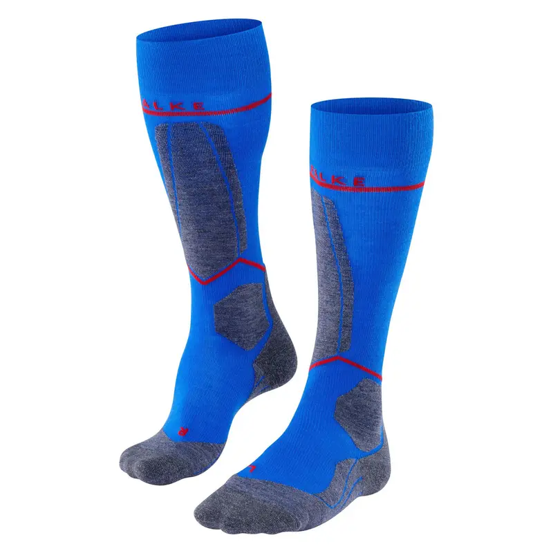 FALKE SK4 Advanced Compression Light Uomo Skiing Gambaletti Blu