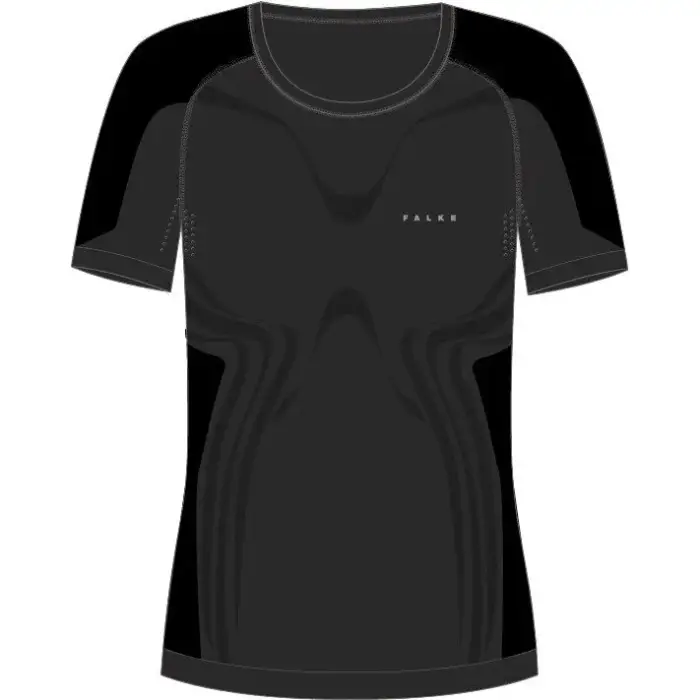 T-shirt da donna Falke Wool-Tech Light Noir