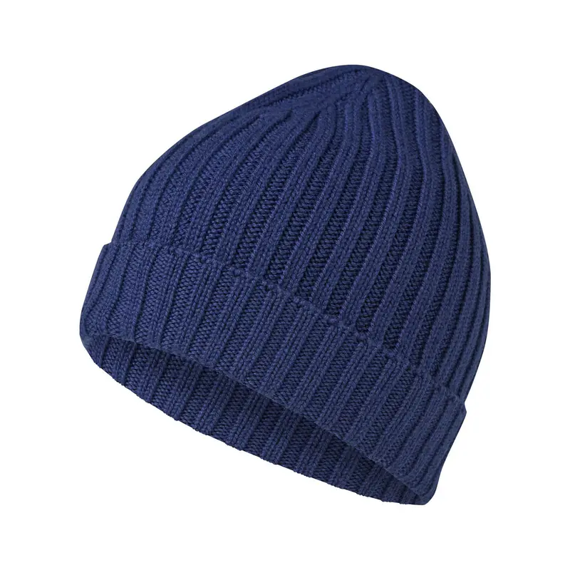 FALKE Cuffia Unisex Blu in Lana Merino Extrafine
