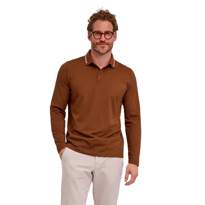Uomo Polo shirt Marrone