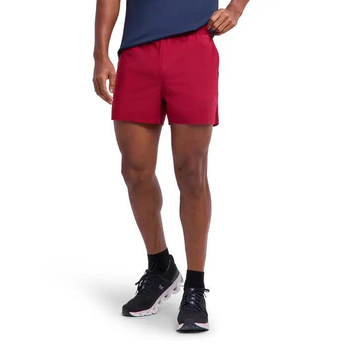 FALKE Uomo Running Shorts Rosso