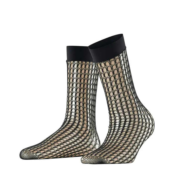 FALKE Wicker Game Donna Calze Nero