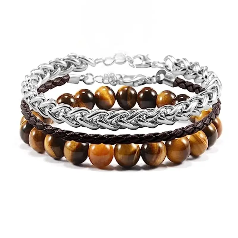 FANCIBAND Bracciali Uomo Argento 1597113