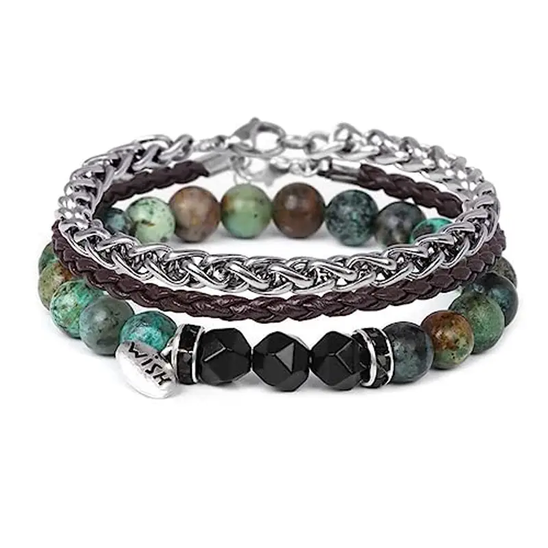 FANCIBAND Bracciali Uomo Turchese 1597109