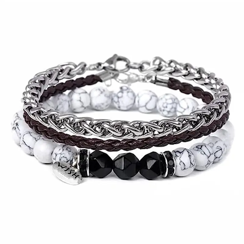 FANCIBAND Bracciali Uomo Bianco 1597108