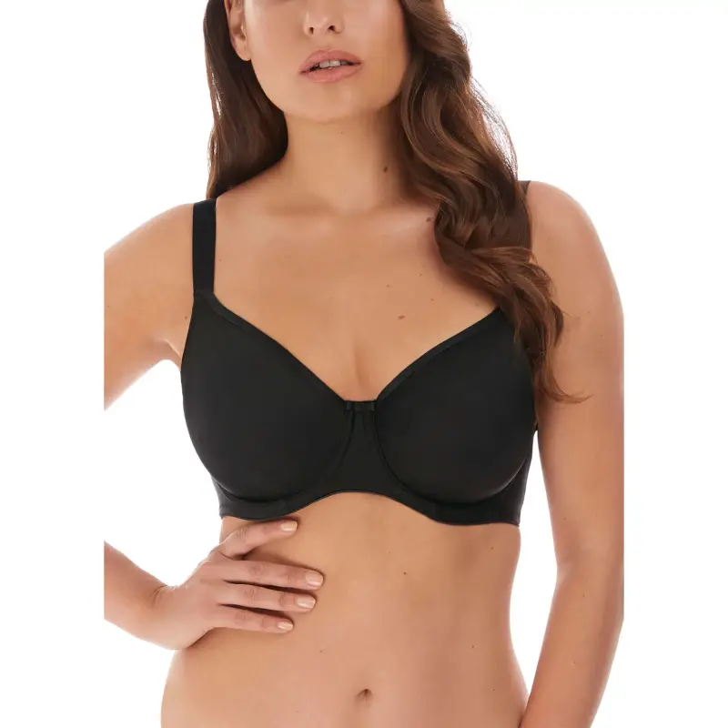 Fantasie Reggiseno a balconcino senza cuciture con ferretto per donna Smoothing