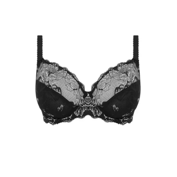Fantasie Reggiseno donna con ferretto e rinforzo laterale Aubree Noir