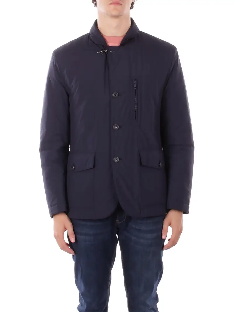 FAY Giacca Uomo Blu navy Giacca imbottita