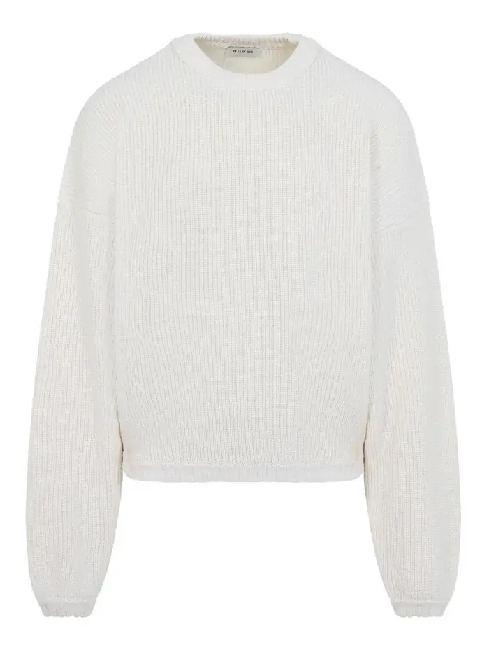 Maglione Girocollo Crema