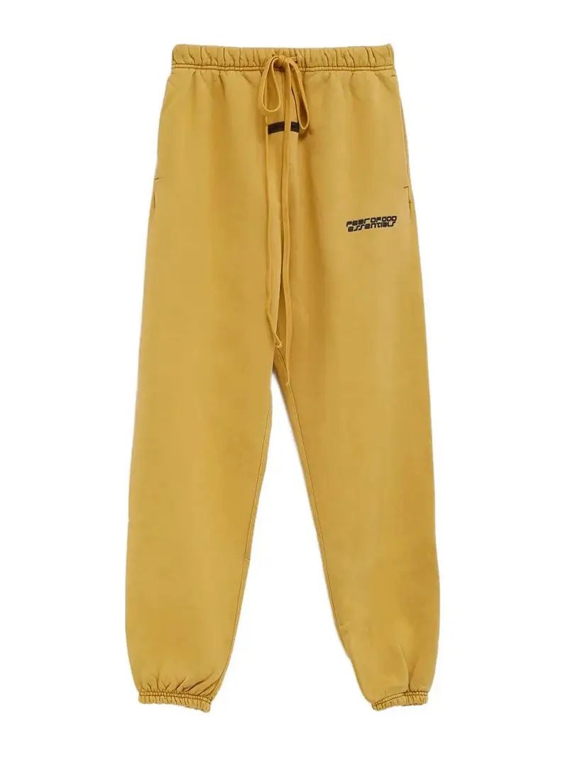Fear Of God Pantaloni sportivi classici in pile pesante Giallo