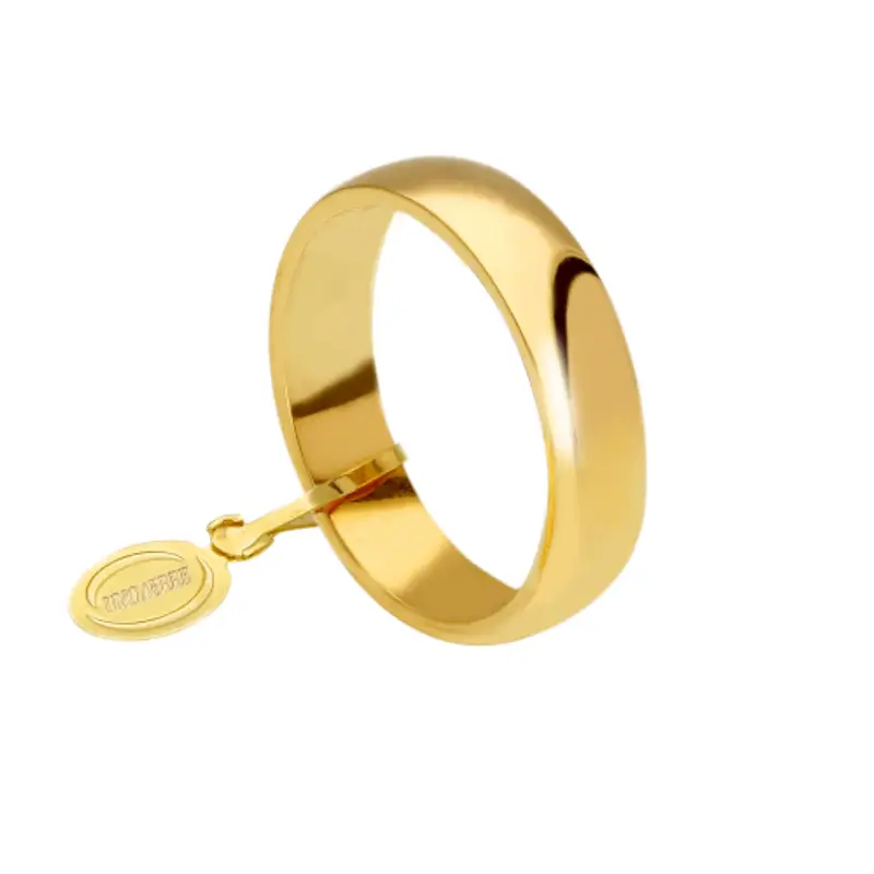 Unoaerre Fede Nuziale 5 grammi Oro giallo Classica Fascia Larga
