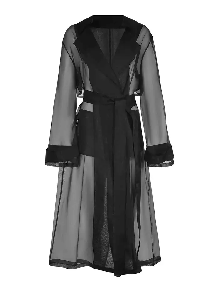 Federica Tosi Trench Nero 5209464