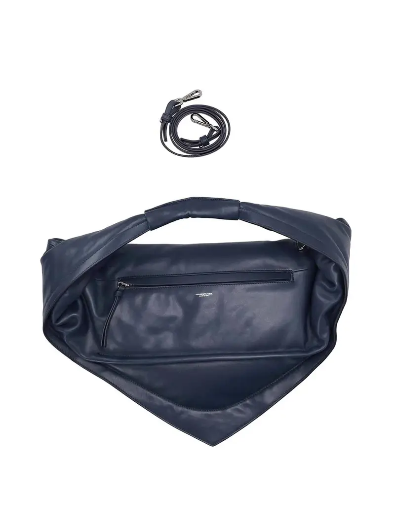 Federico Cina Borsa tote maxi Tortellino Blu