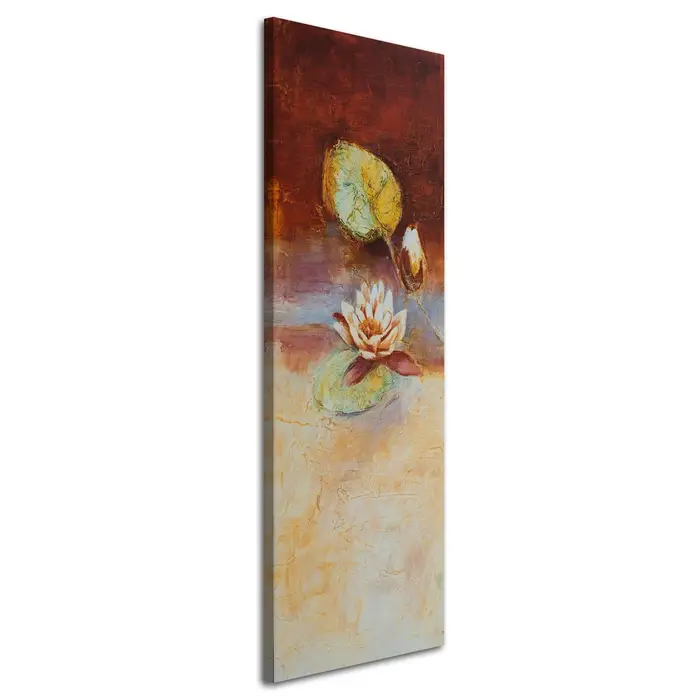 Feeby Carta da parati Ninfea Fiore Natura 30x90 arancione