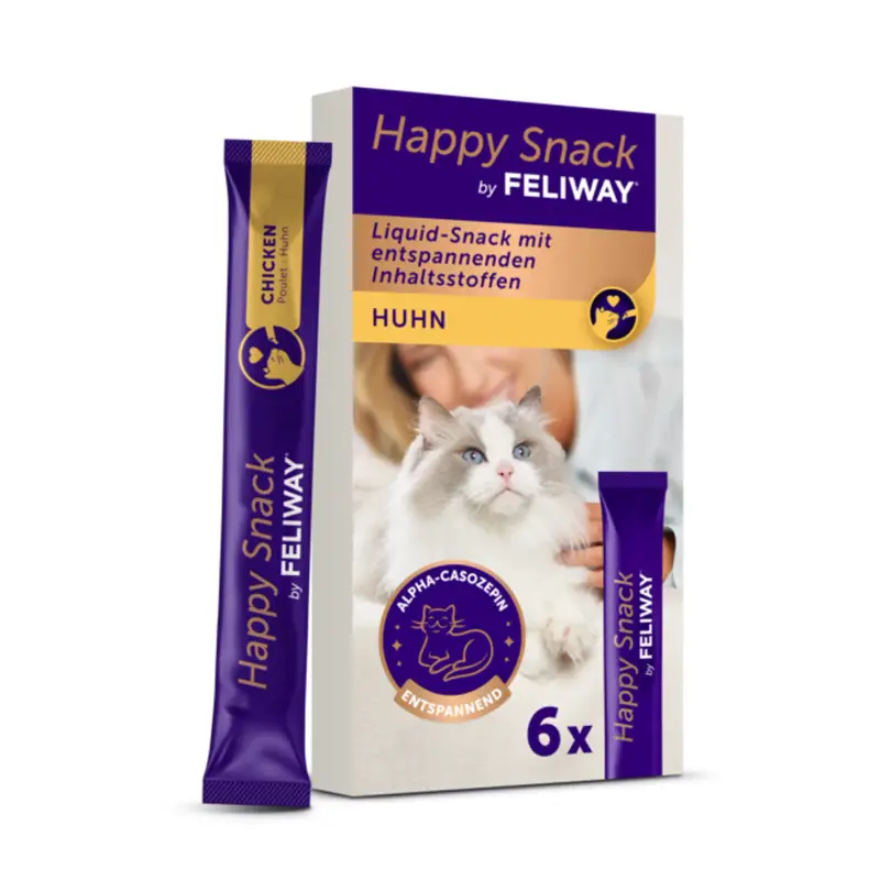 Feliway Happy Snack Pollo Effetto Rilassante Gatto 6 Stick da 15g