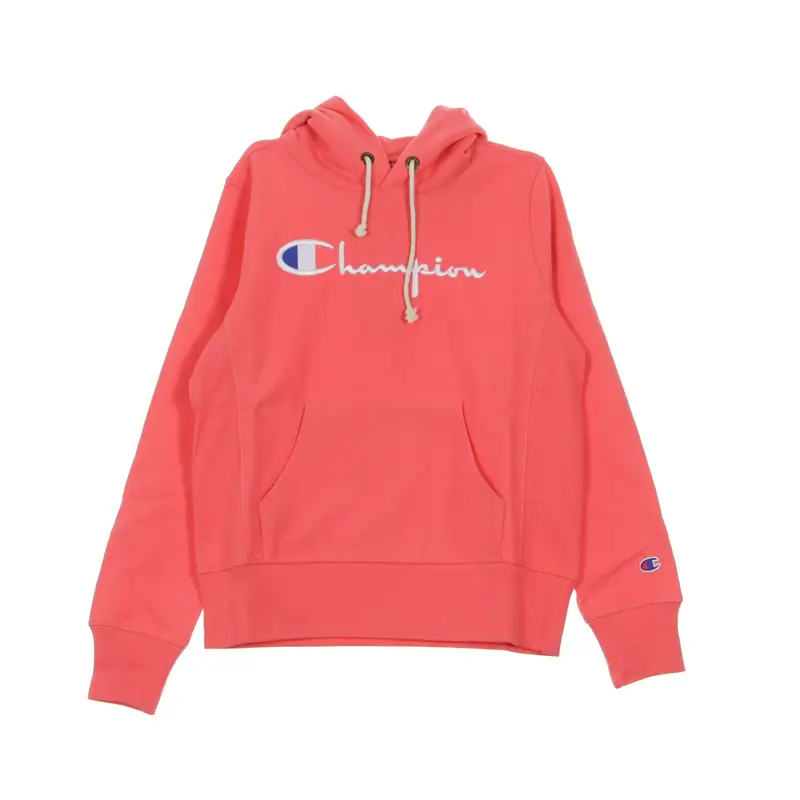 Champion Felpa Cappuccio Donna Hooded Sweatshirt Pink