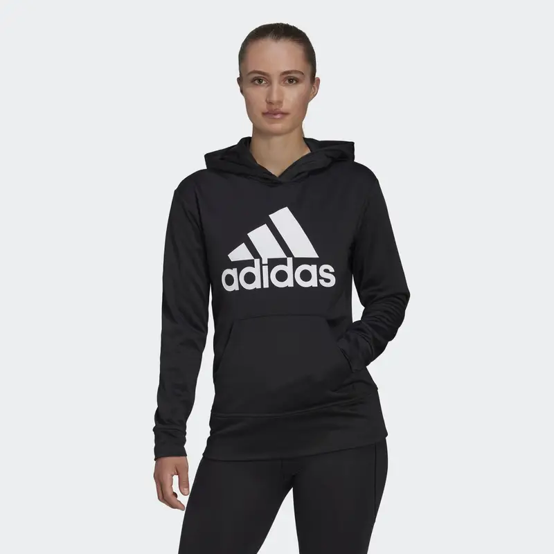Felpa con cappuccio AEROREADY Big Logo | Adidas