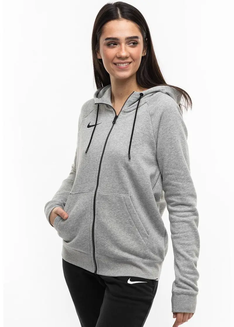 Felpa con cappuccio full zip donna ( fleece) nike grigio | Nike