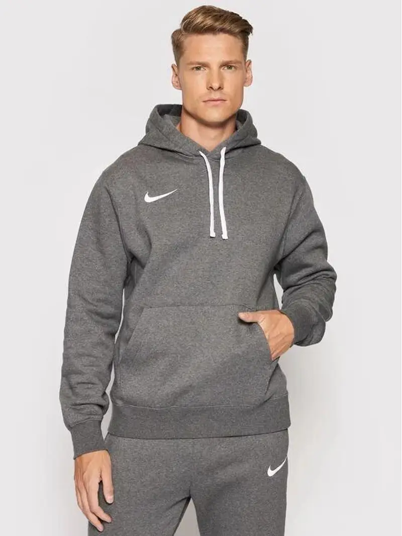 Felpa con cappuccio uomo ( fleece) nike grigio | Nike
