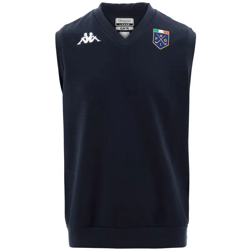 felpa da bambino in poliestere blu da allenamento | Kappa