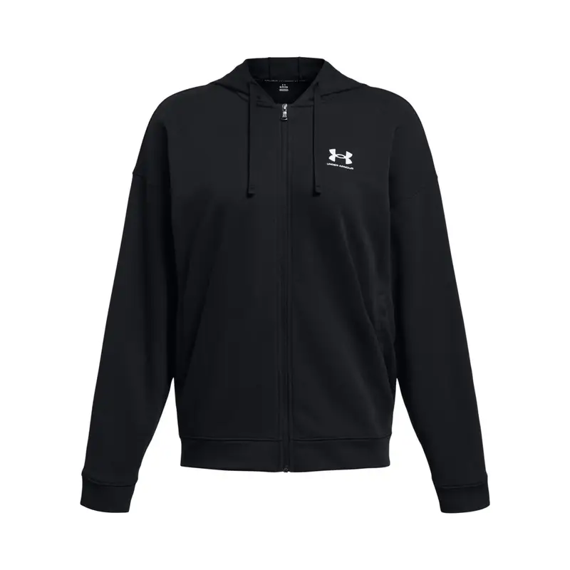 Felpa da donna con cappuccio e cerniera oversize Under Armour Rival Terry | Under Armour