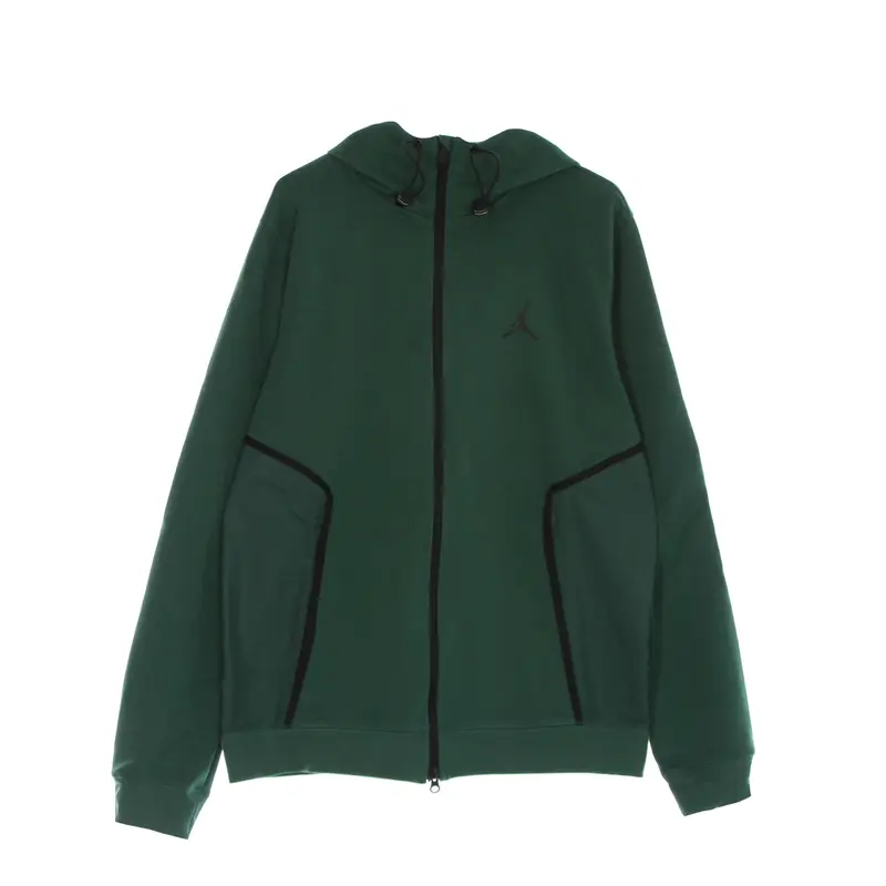 Jordan Felpa Leggera Cappuccio Zip Uomo Dri Fit Air Statement Fleece Fullzip Hoodie Noble Green/black