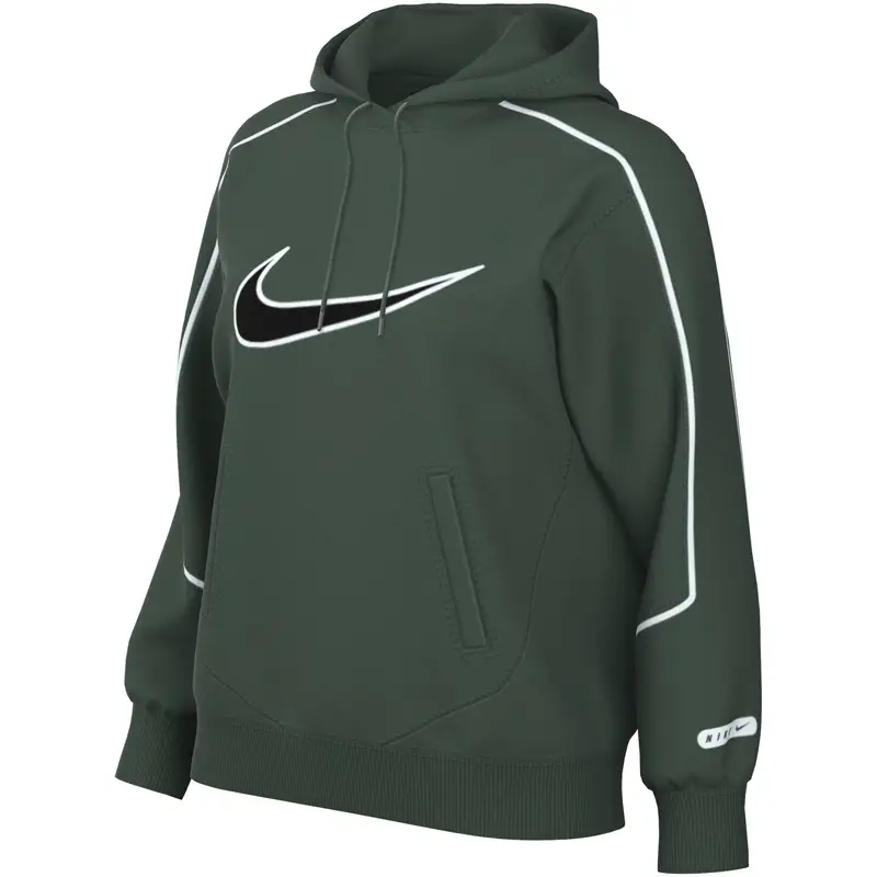 Nike Felpa oversize da donna con cappuccio in pile