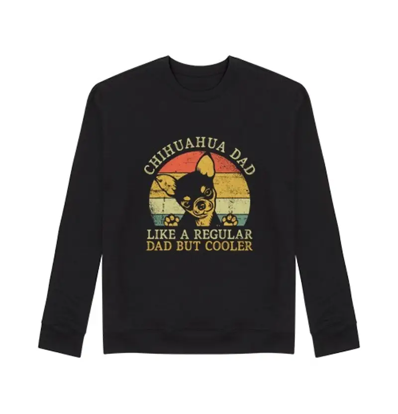 tostadora.it Felpa unisex chihuahua papà