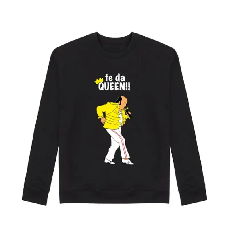 tostadora.it Felpa unisex chiquito si vede regina