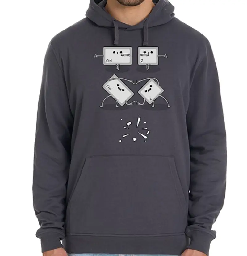 tostadora.it Felpa unisex con cappuccio contgiochi di ruolo z fusion (ctrl z)