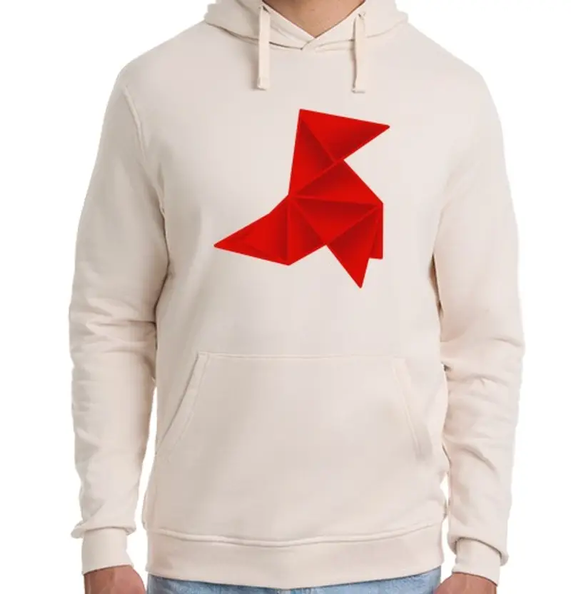 tostadora.it Felpa unisex con cappuccio la casa di p ape l - origami