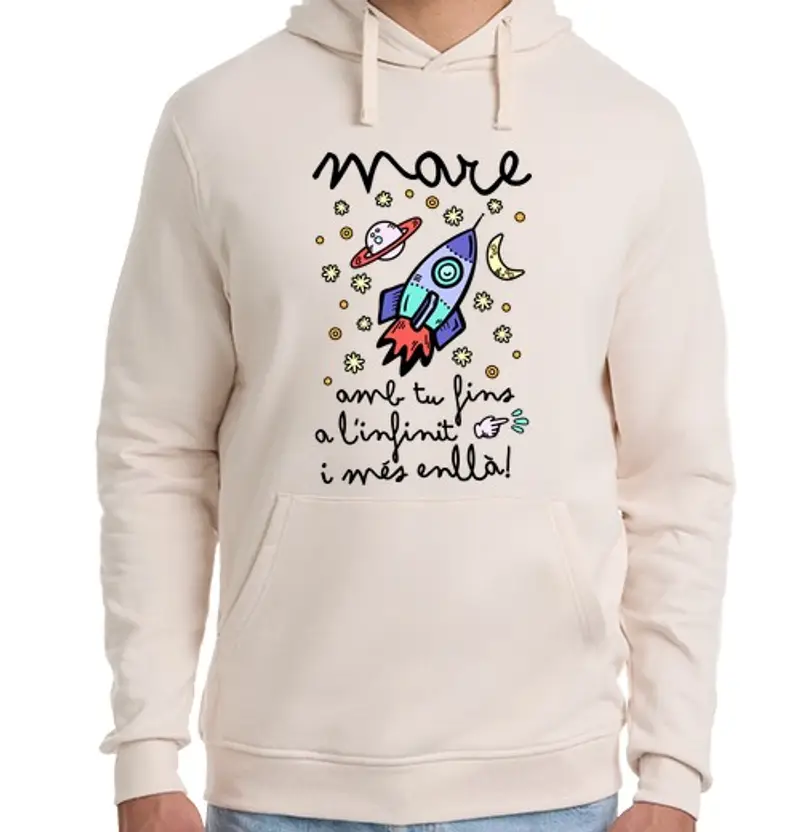 tostadora.it Felpa unisex con cappuccio mare amb your fins to l39infinit i més