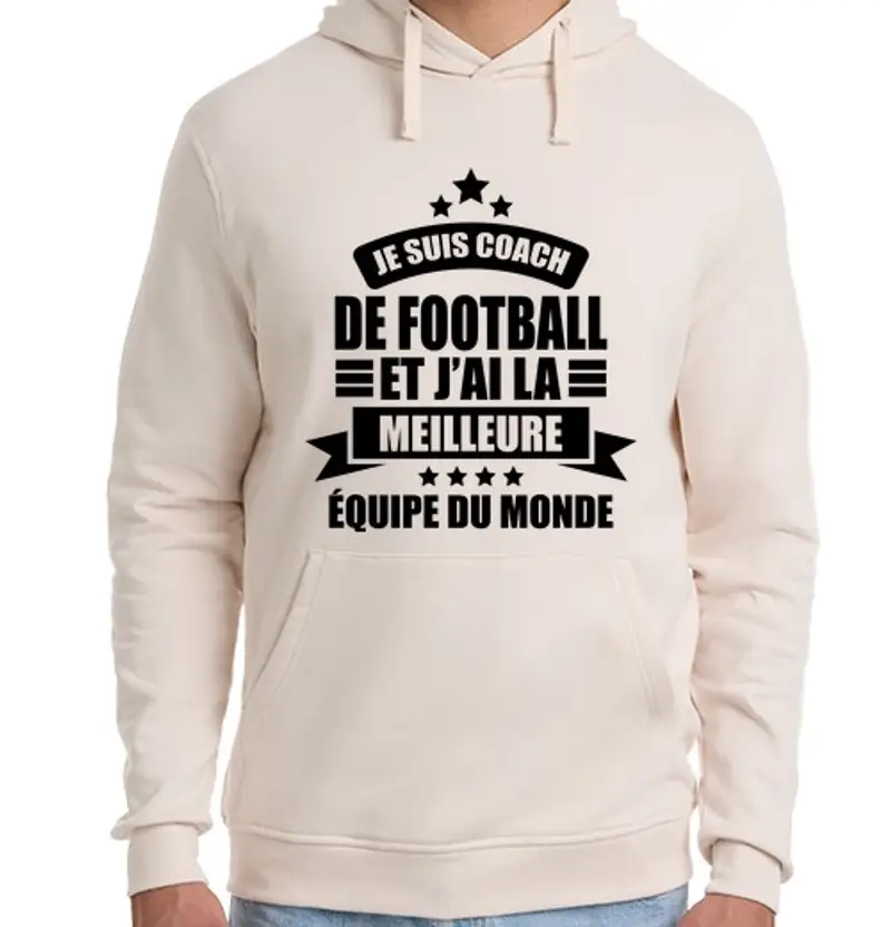 tostadora.it Felpa unisex con cappuccio Sono un allenatore di calcio