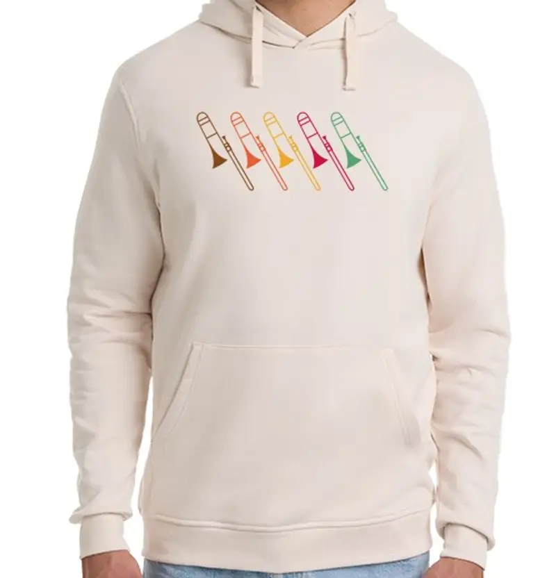 tostadora.it Felpa unisex con cappuccio trombone