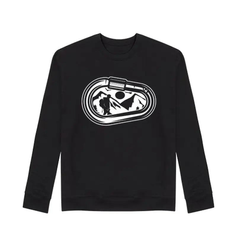 tostadora.it Felpa unisex moschettoni da arrampicata