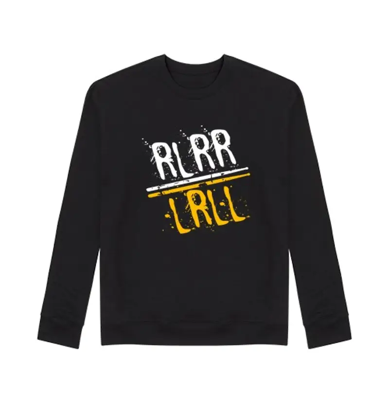 tostadora.it Felpa unisex rlrr lrll batterista tamburi