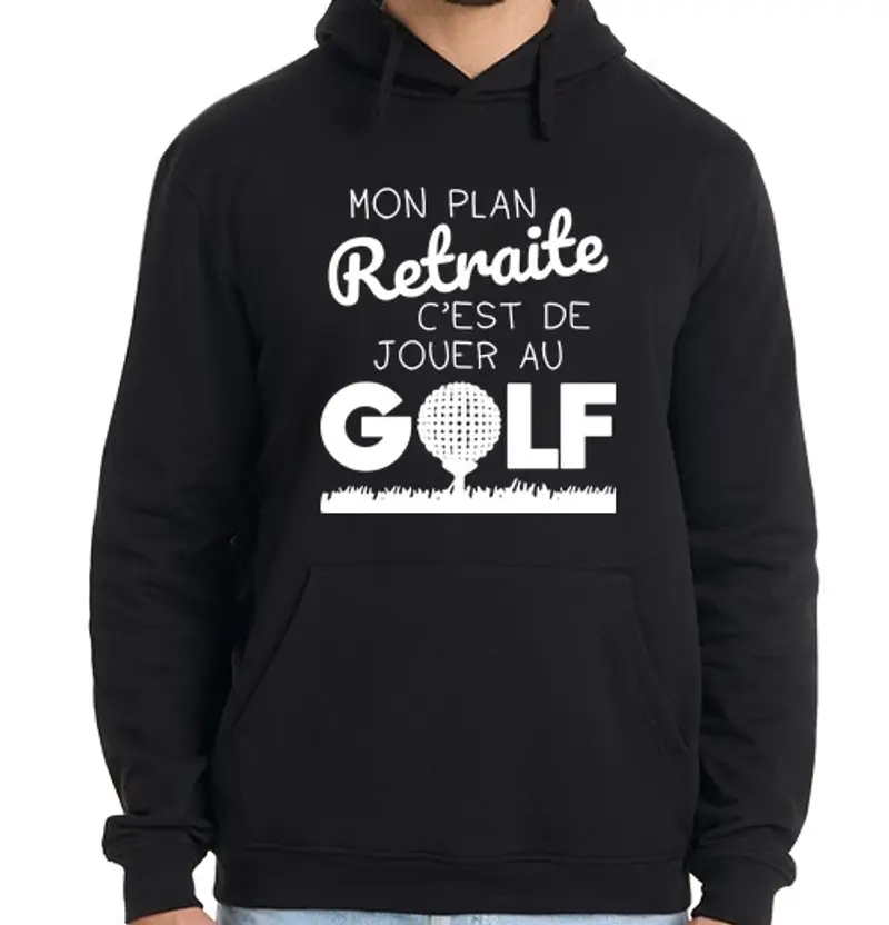 tostadora.it Felpa uomo con cappuccio il mio piano pensionistico giocando a g