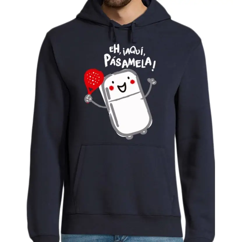 tostadora.it Felpa uomo con cappuccio never una paddle tennis