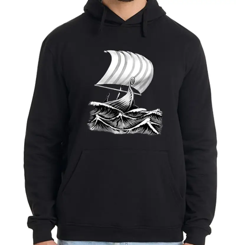 tostadora.it Felpa uomo con cappuccio spedisci king o nero