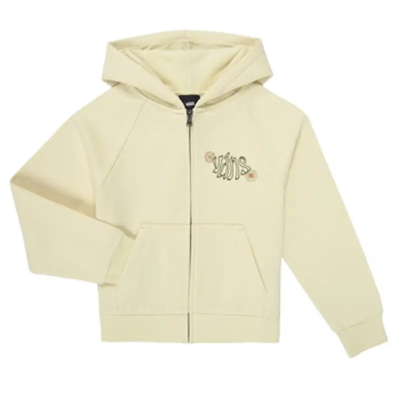 Felpa Vans BUTTERFLY COCOON ZIP HOODIE ALMOND