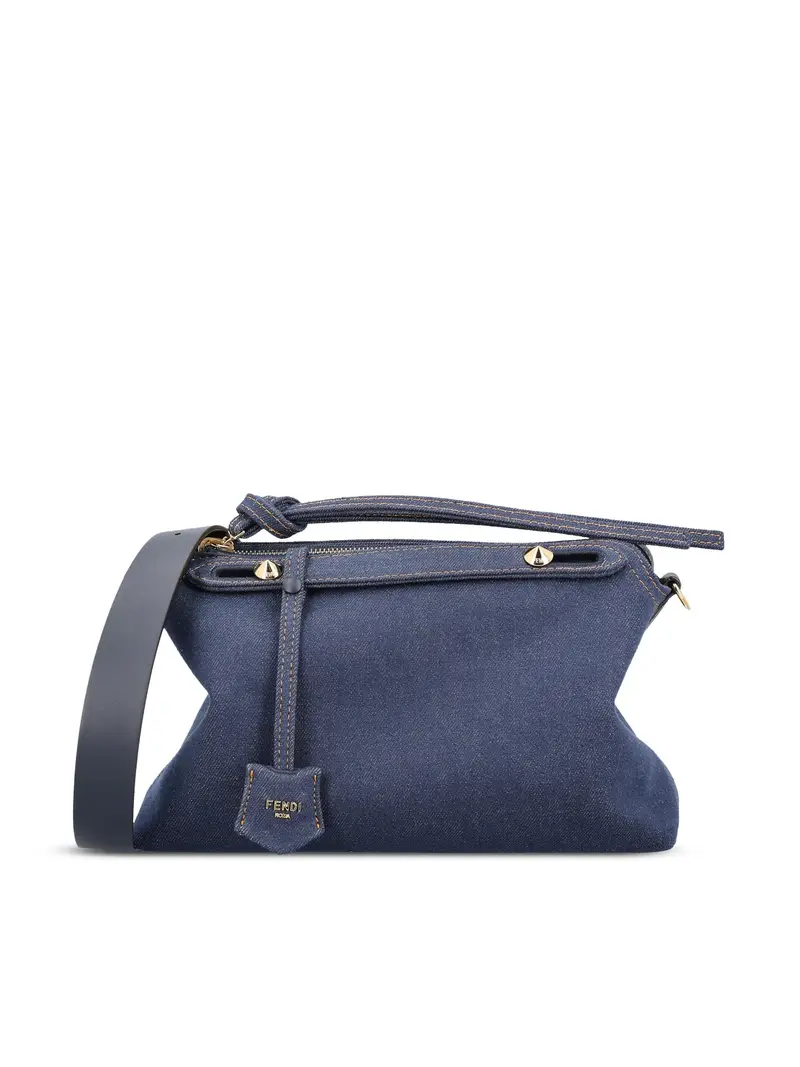 FENDI Borsa By The Way Selleria Medium Reversibile BLU