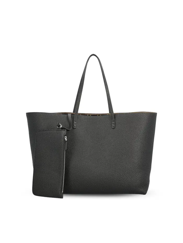 Borsa realizzata in cuoio NERO