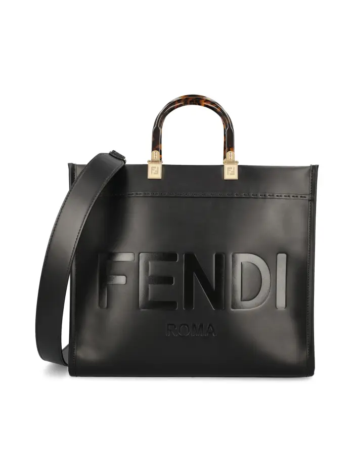 FENDI Borsa Sunshine Medium NERO